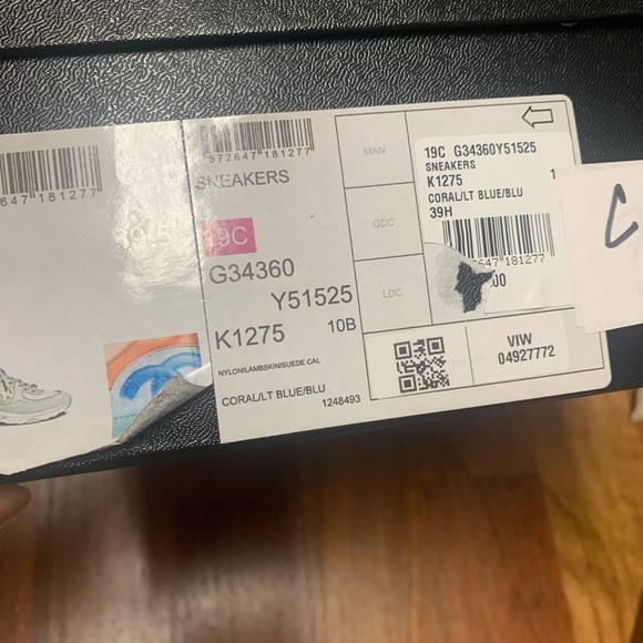 Chanel coral blue sneakers - Picture 15 of 15